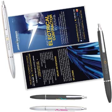 Bullet Retractable Banner Ballpoint Pen